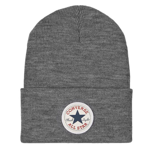 Converse Tall Cuff Knit Beanie – Heather Grey