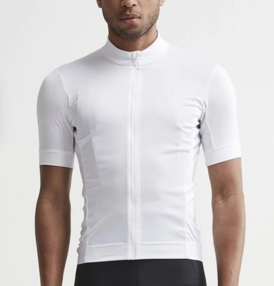Craft Mens ESSENCE Bike Jersey Short Sleeve - White