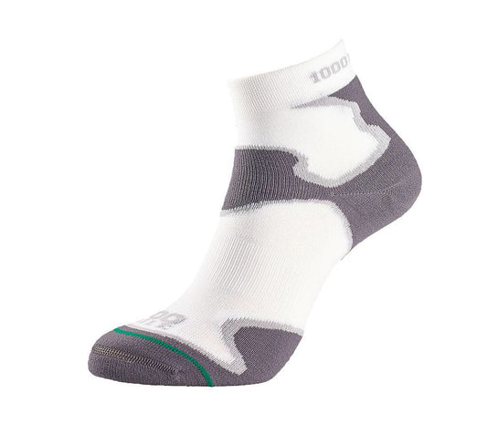 1000 Mile Fusion Socks - Ladies - White/Grey