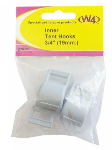 W4 Inner Tent Hooks 3/4 inch (19mm) - pack of 3 hooks