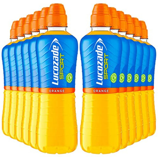 Lucozade Boisson Sportive Orange 500ml - PACK DE 12