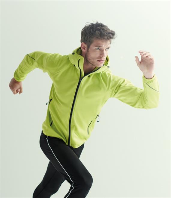 Regatta Activewear Helsinki Soft Shell Stretch Jacke Neon