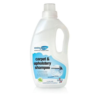Shampoing probiotique pour tapis Enviro Works, bouteilles de 1 litre, RESPECTUEUX DE L'ENVIRONNEMENT
