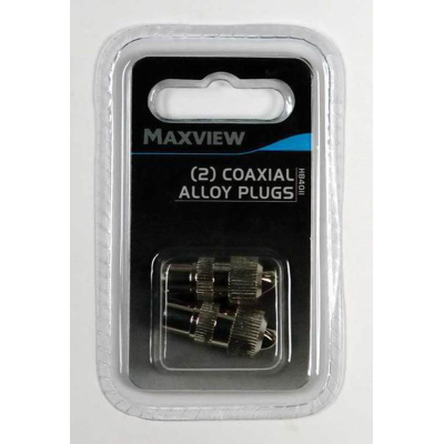 Maxview TV/FM-Koaxialstecker aus Legierung