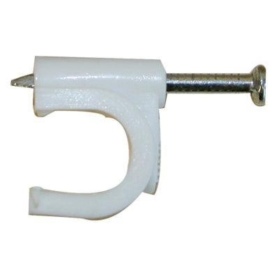 W4 10mm round cable clip 10 pack