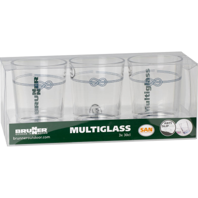 Brunner Nautical 30cl Glasses x 3