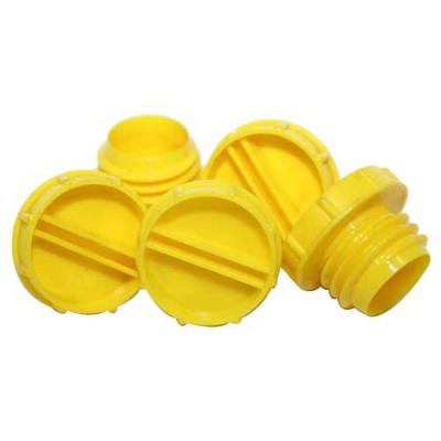 Bouchon à vis jaune pour récepteur sécurisé AL-KO (paquet de 5)