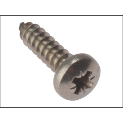 W4 Nr. 6 x 1/2" selbstschneidender Edelstahl-Flachkopf