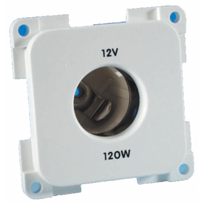 Prise 12 volts - blanche