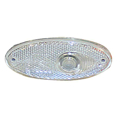 Recess oval front marker lamp