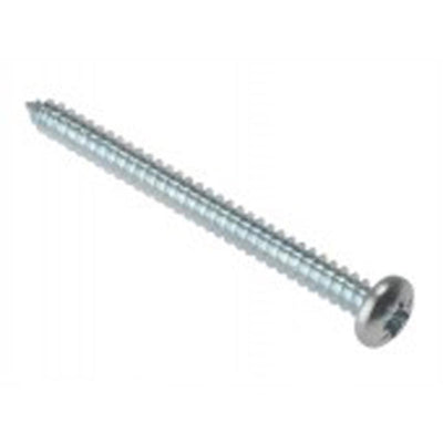 W4 Nr. 8 x 3/4 Zoll selbstschneidender Edelstahl-Flachkopf, 10er-Pack
