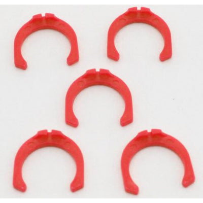 W4 Roter Spannzangenclip, 5er-Pack