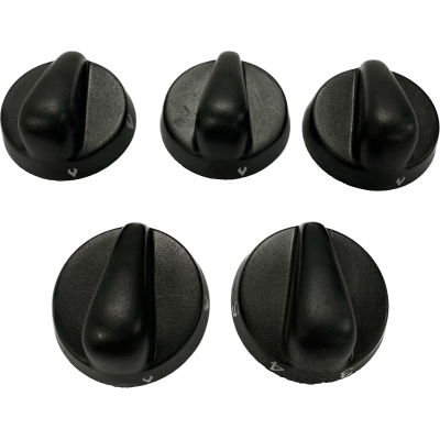 Paquet de 5 boutons en forme de larme noire Thetford