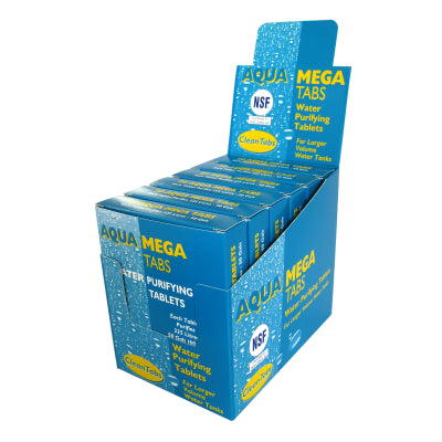 Aqua Mega Tabs, comprimés purificateurs d'eau