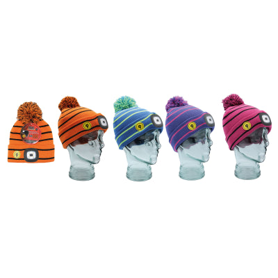 Childrens LED light Hat (assorted colours)