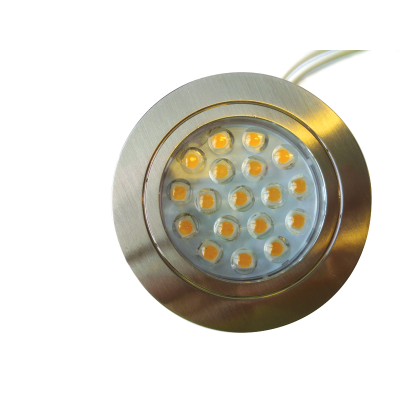 Dimatec Chrome Recessed LED Touch Spot Light Default on