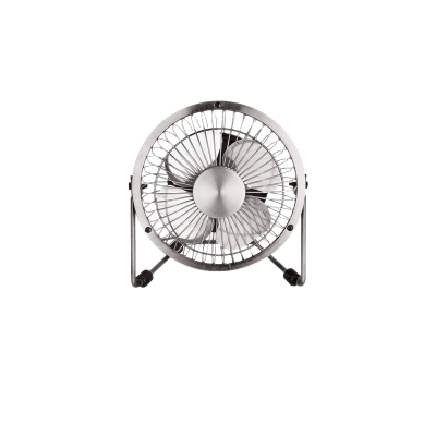 Status 4" USB Mini Fan Chrome (4 pack)