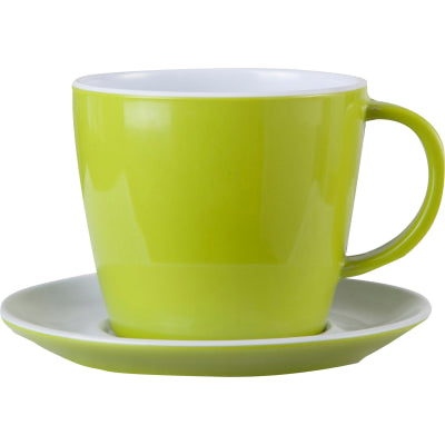 Tasse et Soucoupe Brunner Space Green 25cl