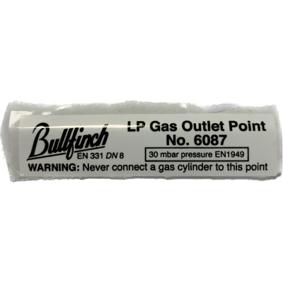 Bullfinch Sticker for 6087 GAS Point