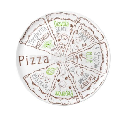 Brunner Living Ensemble d'assiettes à pizza 37,5 cm