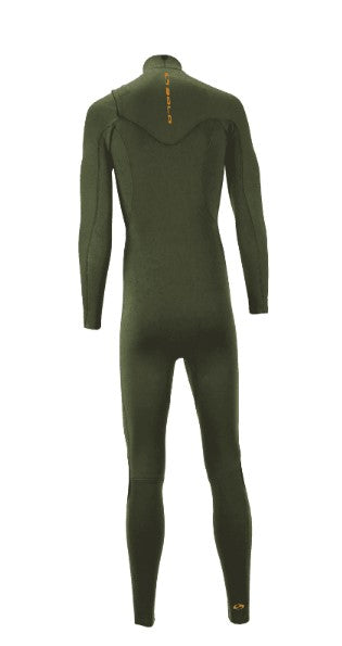 Sola Herren H2O 3/2mm Front Zip Ganzanzug – OLIVE