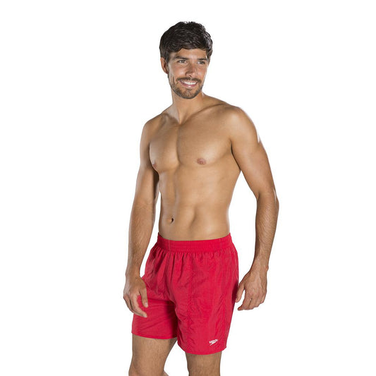 Short de loisirs solide pour hommes Speedo - Rouge 