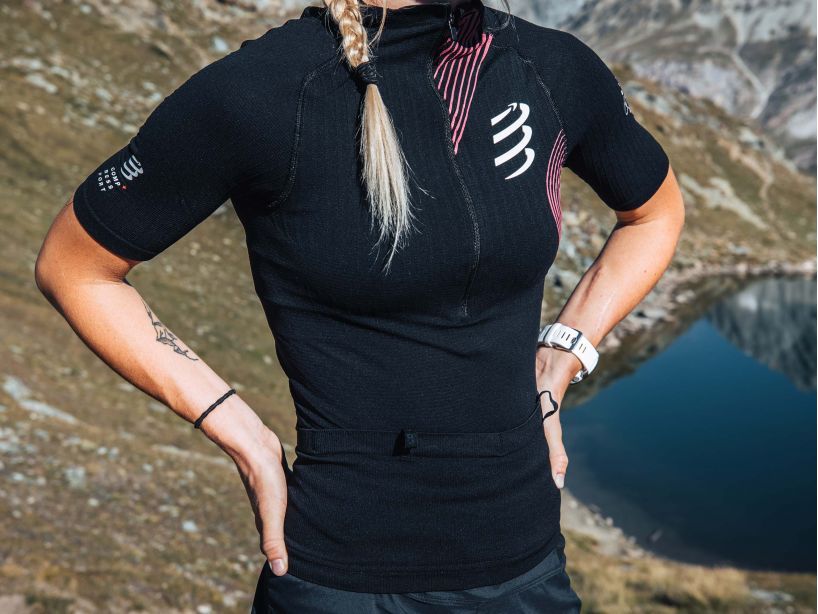 Compressport FEMME Trail Postural SS Top - NOIR