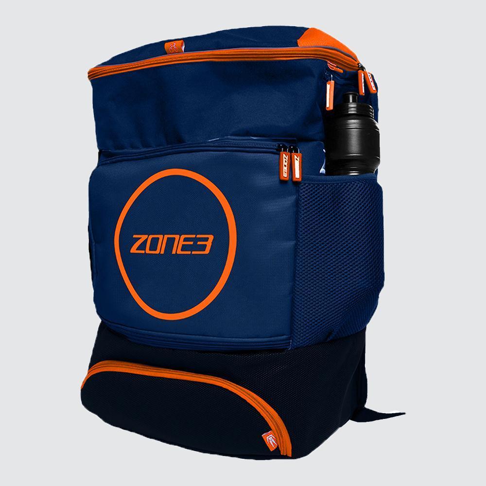 Zone 3 Award Winning Transition 40L Backpack - Navy/Orange